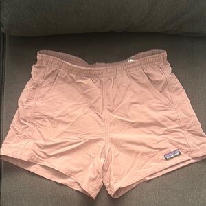 Patagonia Pink Athletic Shorts with Elastic Waistband